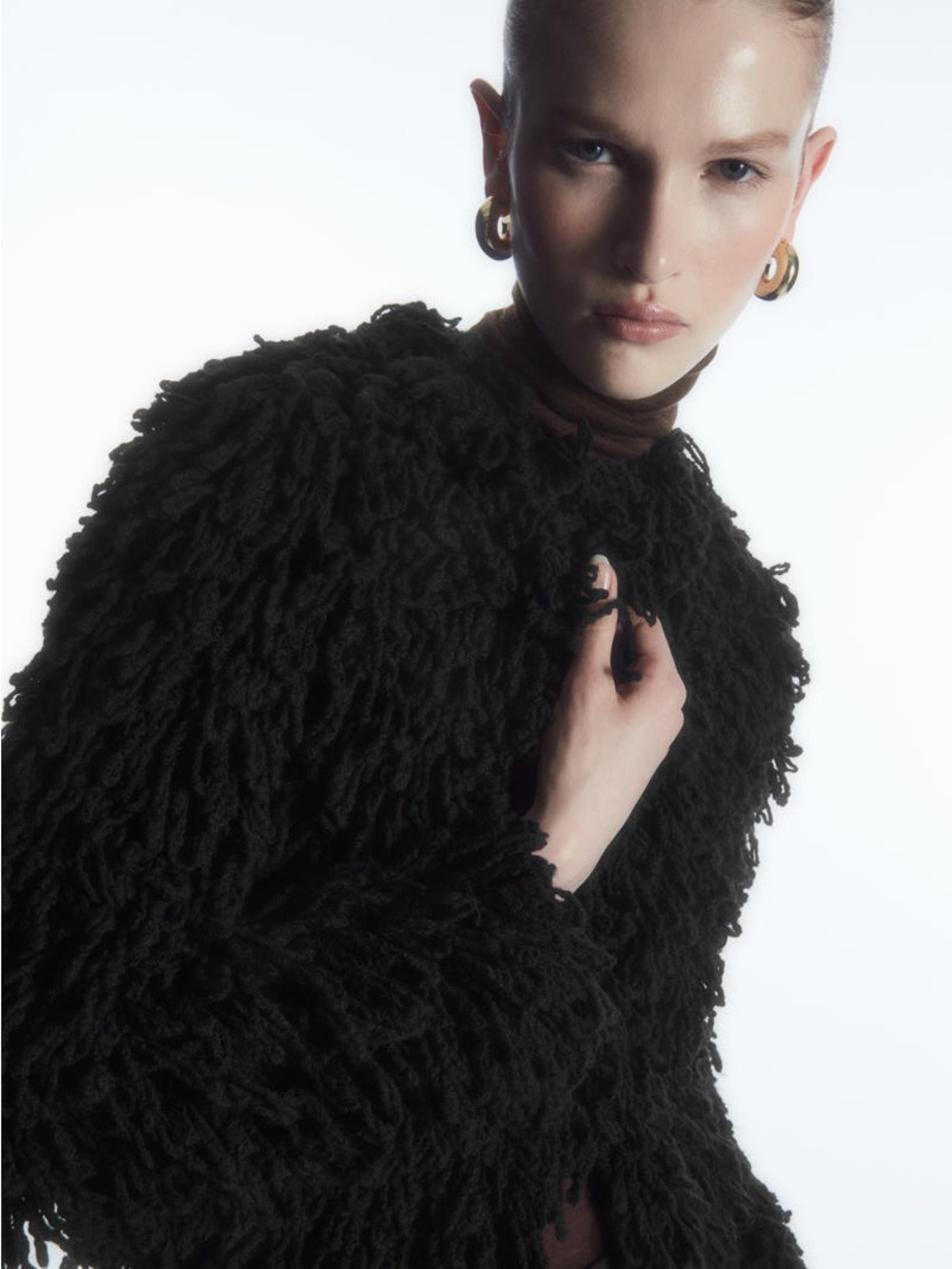 COS Loop Knit Wool Short Jacket - Picture 2 of 3